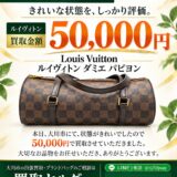 大川市で買取したルイヴィトン ダミエ パピヨン